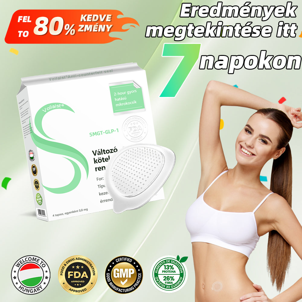 ⭐𝐕𝐨𝐢𝐥𝐚𝐢𝐬𝐭® SMGT-GLP-1 nano mikrotűs tapasz (Fájdalommentes, hosszan tartó, kezeli a cukorbetegséget, az elhízást és a szív- és érrendszeri betegségeket)
