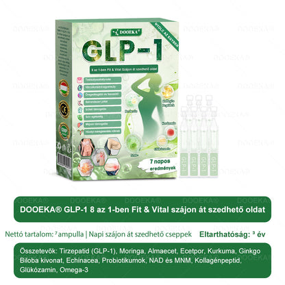 𝐷𝑂𝑂𝐸𝐾𝐴® GLP-1 8 az 1-ben Fit & Vital Szájon át szedhető oldat – ✔ Napi egyszer, 7 nap alatt látható változás / Elhízás, szív- és érrendszeri egészség, cukorbetegség, alvási apnoe, bélrendszer egészsége, ízületi problémák és még sok más esetén