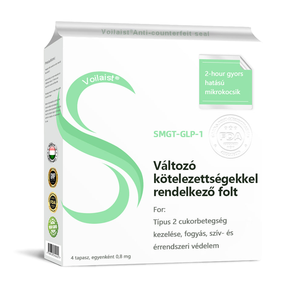Voilaist® SMGT-GLP-1 nano mikrotűs tapasz ⚡(Fájdalommentes, hosszan tartó, kezeli a cukorbetegséget, az elhízást és a szív- és érrendszeri betegségeket)
