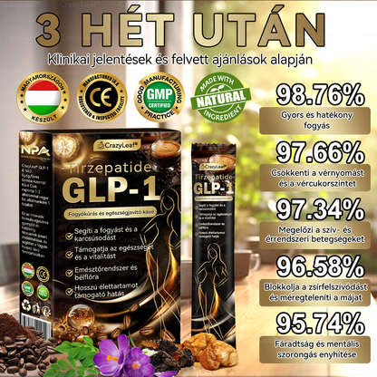 CrazyLeaf® GLP-1 & NAD Gyógyfüves Gomba Azonnali Kávé – Természetes Zsírégető, Öregedésgátló, Bélflóra Egészség & Probiotikumok Növelése | Hivatalos Bolt | Mayo Klinikajavasolt