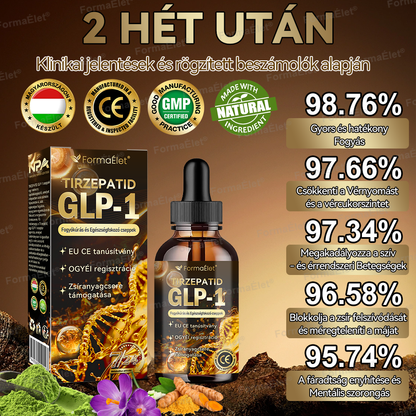 FormaÉlet® GLP-1 Moringa Fogyókúrás és Egészségfokozó cseppek  (⭐Élelmiszer-minőségű zsírégető – Az Obesity Society fejlesztése)