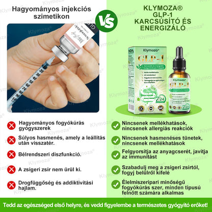 Klymoza® GLP-1 Karcsúsító és Energizáló Gyógynövényes Cseppek  | A Magyar Orvosi Kamara hivatalos ajánlásával