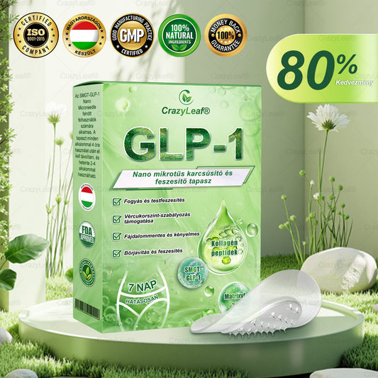 │Hivatalos webáruház│🌿 CrazyLeaf® SMGT-GLP-1 Nano Mikrotűs Tapasz 👉Természetes segítség túlsúly, fáradtság, bőr- és ízületi problémák ellen.