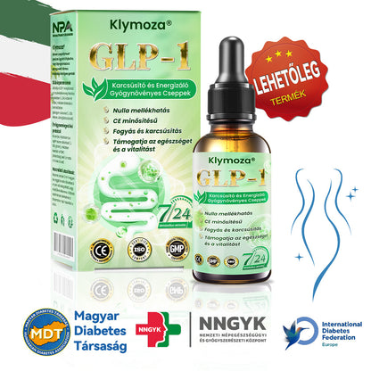 Klymoza® GLP-1 Karcsúsító és Energizáló Gyógynövényes Cseppek  | A Magyar Orvosi Kamara hivatalos ajánlásával