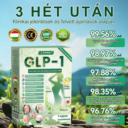 𝐷𝑂𝑂𝐸𝐾𝐴® GLP-1 8 az 1-ben Fit & Vital Szájon át szedhető oldat – ✔ Napi egyszer, 7 nap alatt látható változás / Elhízás, szív- és érrendszeri egészség, cukorbetegség, alvási apnoe, bélrendszer egészsége, ízületi problémák és még sok más esetén